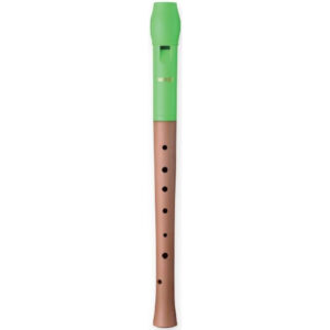 Flauta Dulce Soprano Digitación Alemana Smart WRS-4338G-GR Mixta Verde