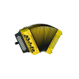 Acordeón Hohner Rey Vallenato GCF A-4926 Amarillo