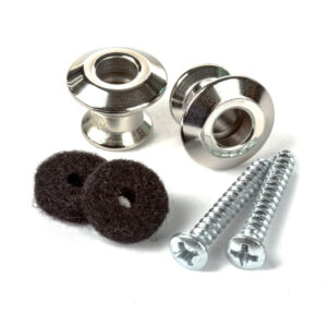 Set Botones Dunlop Straplok Dual Design Niquel 2PSLS-031N