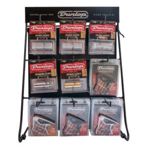 Expositor para Cejillas y Slides Dunlop MD-129 Lleno