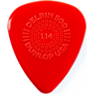 Bolsa 12 Púas Dunlop 450P-114 Prime Grip Delrin 500 1.14mm
