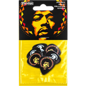 Bolsa 6 Púas Dunlop JHP-16HV Jimi Hendrix Aura Mandala