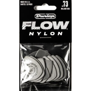 Bolsa 12 Púas Dunlop 541P-073 Flow Nylon 0.73mm Pickers