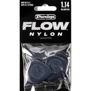 Bolsa 12 Púas Dunlop 541P-114 Flow Nylon 1.14mm Pickers