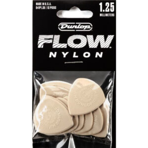 Bolsa 12 Púas Dunlop 541P-125 Flow Nylon 1.25mm Pickers