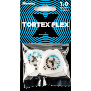 Bolsa 12 Púas Dunlop 428XP-100 Tortex Flex X 1.00mm Pickers