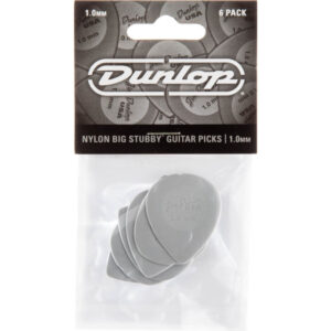 Player´s Pack 6 Púas Dunlop 445P-100 Nylon Big Stubby 1.00mm