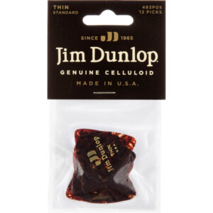 Player´s Pack 12 Púas Dunlop 483P-05TH Celluloid Shell Thin