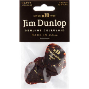 Player´s Pack 12 Púas Dunlop 483P-05HV Celluloid Shell Heavy