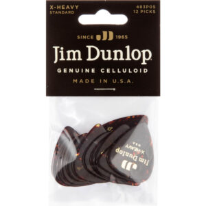 Player´s Pack 12 Púas Dunlop 483P-05XH Celluloid Shell X-Heavy