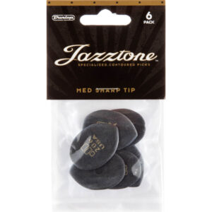 Player´s Pack 6 Púas Dunlop 477P-206 Jazztone Medium Sharp Tip