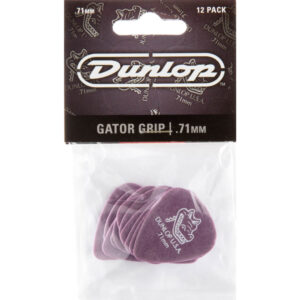 Player´s Pack 12 Púas Dunlop 417P-071 Gator Grip Standard 0.71mm