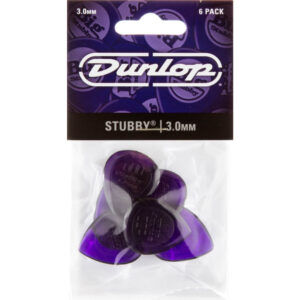 Player´s Pack 6 Púas Dunlop 474P-300 Stubby Jazz 3.00mm
