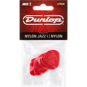Player´s Pack 6 Púas Dunlop 47P-1N Nylon Jazz I Roja