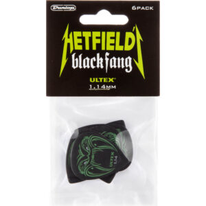 Player´s Pack 6 Púas Dunlop PH112P-114 Hetfield Black Fang 1.14mm