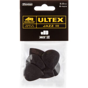 Player´s Pack 6 Púas Dunlop 427P-200 Ultex Jazz III 2.00mm