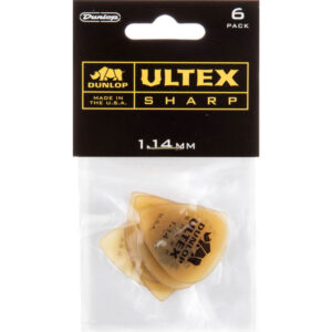 Player´s Pack 6 Púas Dunlop 433P-114 Ultex Sharp 1.14mm