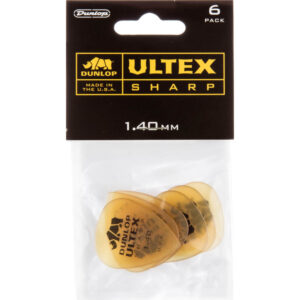 Player´s Pack 6 Púas Dunlop 433P-140 Ultex Sharp 1.40mm