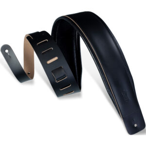 Correa Levy's DM1PD-BLK Heirloom Series Garment Leather Negra 3"