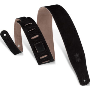 Correa Levy's MS26-BLK Classic Series Suede Leather Negra 2½"