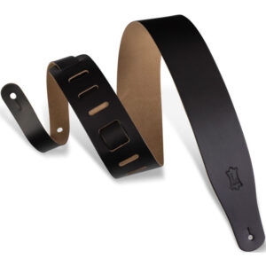 Correa Levy's M26-BLK Classic Series Genuine Leather Negra 2½"