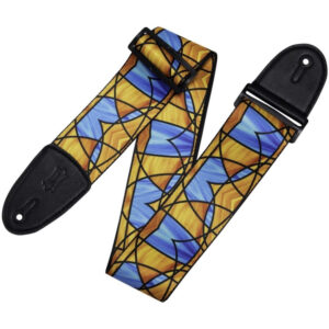 Correa Levy's MP3SG-002 Polypropylene Series Naranja y Azul 3"