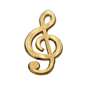 Pin Clave de Sol Oro 18K 350146