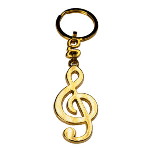 Llavero Clave de Sol Oro 18K 350467