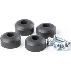 Juego 4 Patas Pedal Dunlop Con Tornillos ECB-151