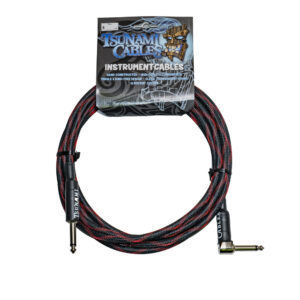 Tsunami Cable G10-RTBW Acodado 3m Black Widow