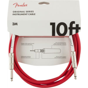 Cable Jack Fender 099-0510-010 Original Series Rojo 3 metros