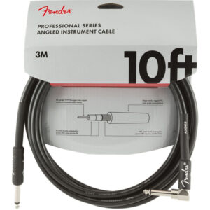 Cable Jack Recto-Acodado Fender 099-0820-025 Professional Negro 3m