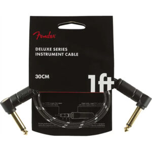 Cable Jack Acodado Fender 099-0820-095 Fender Deluxe Series Negro 30cm