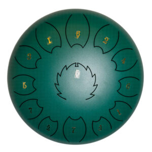 Steel Tongue Drum F-Zone STD618N Verde Oscuro (6" 8 notas)