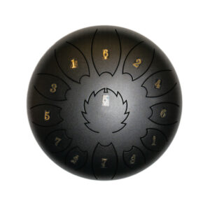 Steel Tongue Drum F-Zone STD818N Negro (8" 8 notas)