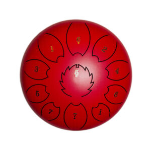 Steel Tongue Drum F-Zone STD811N Rojo (8" 11 notas)