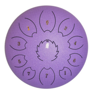Steel Tongue Drum F-Zone STD811N Púrpura (8" 11 notas)