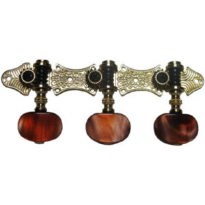 Clavijero Luthier Clásica 305-14 Dorado Palomilla Marrón