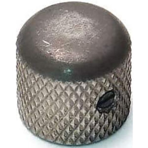 Botón Gotoh Cilíndrico 19X18,4 Cromado Envejecido VK1-19-AGC