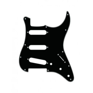 Golpeador 3 Capas Jet Guitars Stratocaster S/S/S PS300-BK Negro