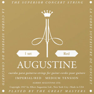 Juego Cuerdas Guitarra Clásica Augustine Imperial Roja