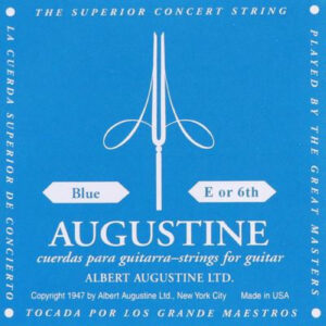 Cuerda 6ª Guitarra Clásica Augustine Azul
