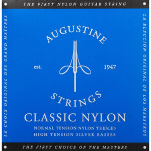Juego Cuerdas Guitarra Clásica Augustine Azul