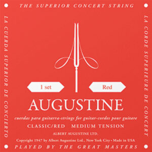 Cuerda 3ª Guitarra Clásica Augustine Roja
