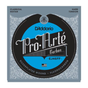 Juego Cuerdas Guitarra Clásica D'Addario EJ-46FF Carbon Tensión Fuerte