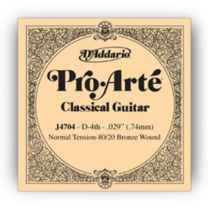 Cuerda 2ª Guitarra Clásica D'Addario Pro-Arté J-4602 Tensión Fuerte
