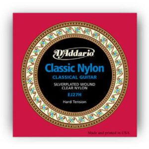Juego Cuerdas Guitarra Clásica D'Addario Student EJ-27H Tensión Fuerte
