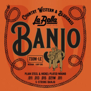 Juego Banjo 5 Cuerdas La Bella 730-M