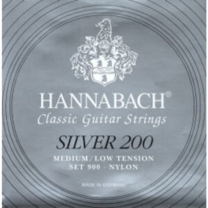 Juego Hannabach Silver 200 Clásica 900-MLT