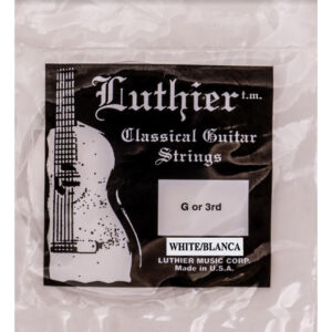 Cuerda 3ª Luthier Blanca Clásica LU-W3-30
